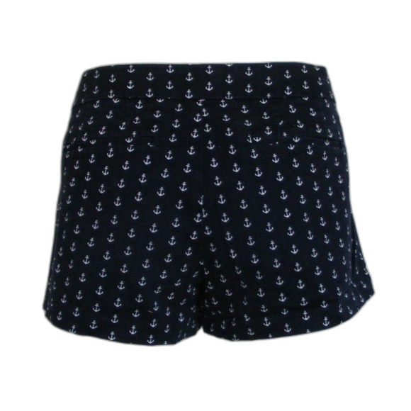 J.Crew Factory Shorts, 8, Chino, Blue, Anchors, Pockets, Zipper - Picture 4 of 13